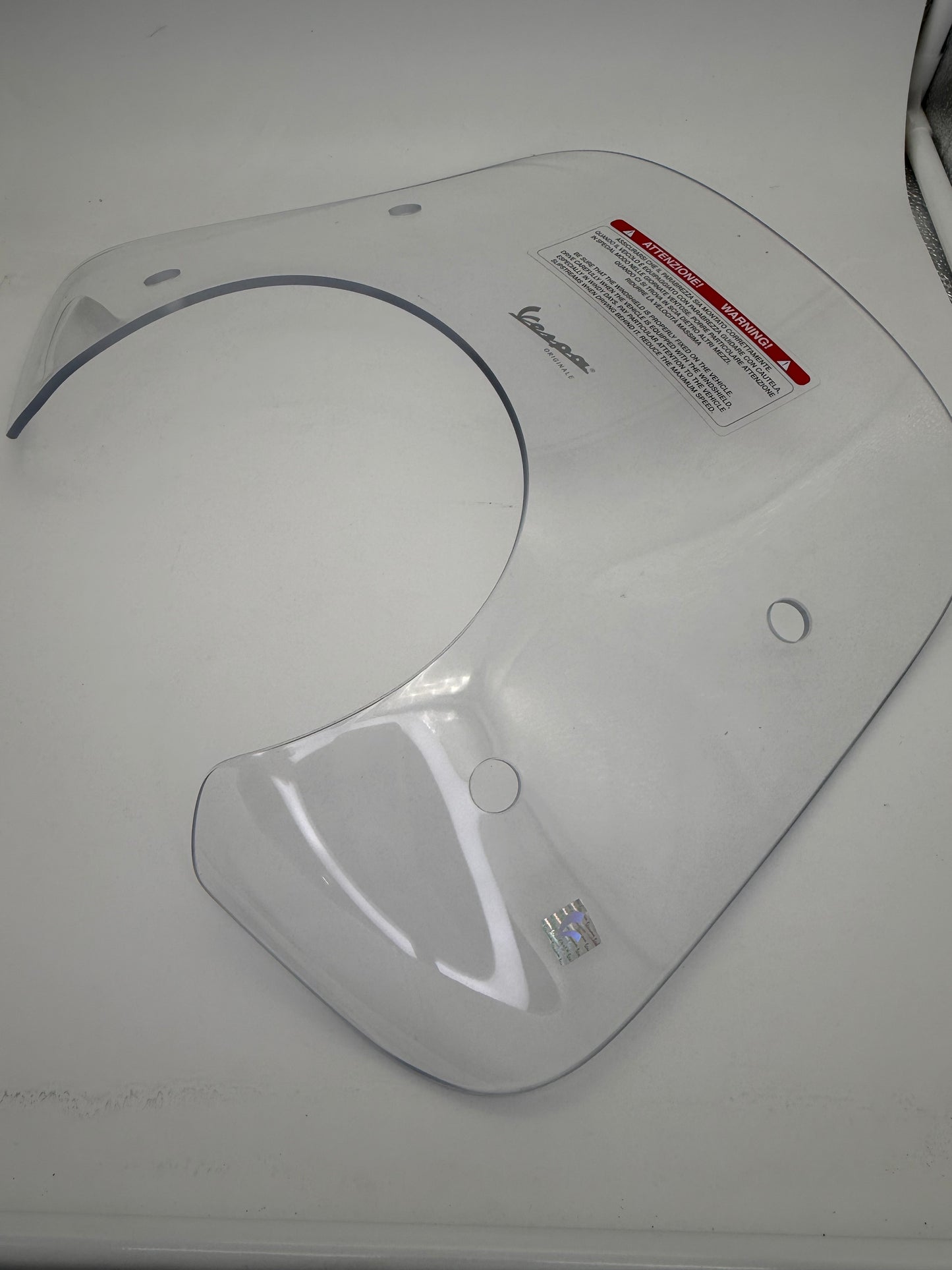 Vespa Originale Vespa GTS Fly Screen Only - Clear (very small scratch - will polish)