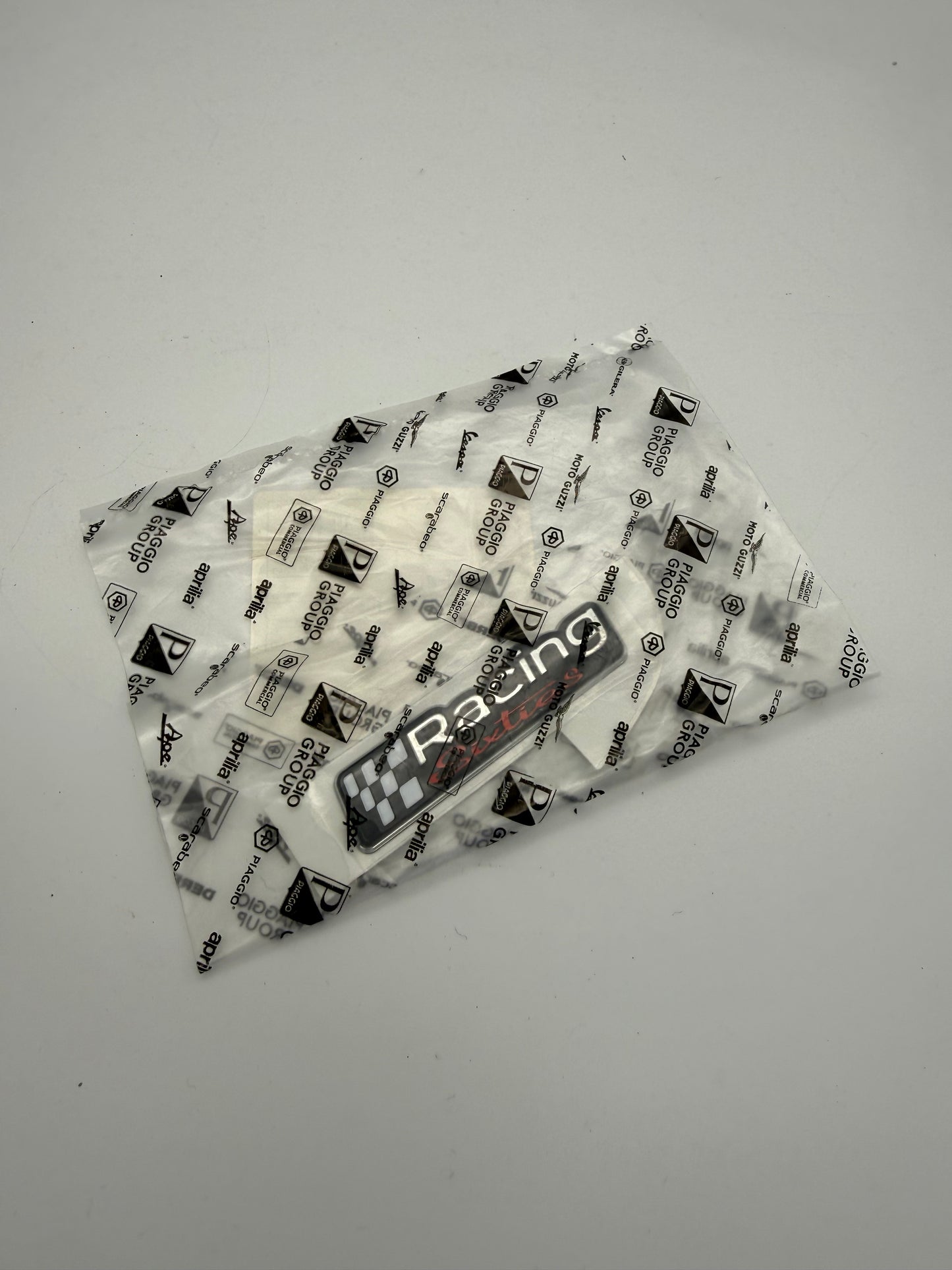 "Racing Sixties" badge, self adhesive, Genuine Piaggio