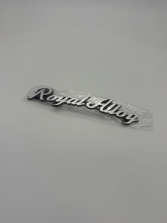 Royal alloy Badge